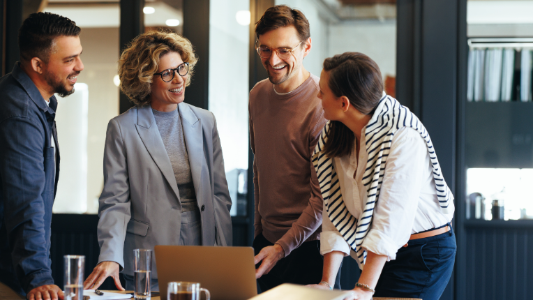 Advisor meeting with clients